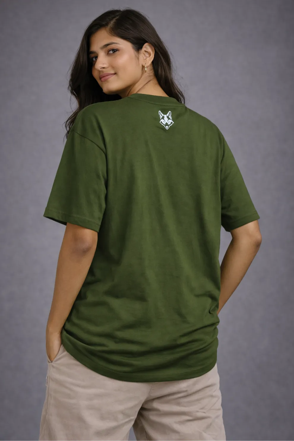 Stay Pawsitive – Oversized Tee. For Women - Image 2