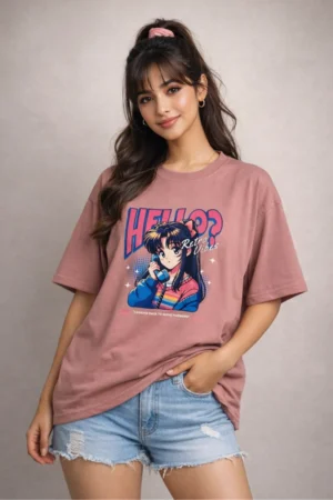 Hello, Again – Oversized Tee.