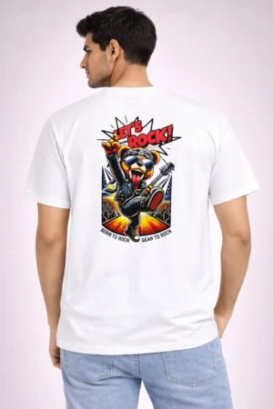 Let’s Rock – Boxy Tee For Men