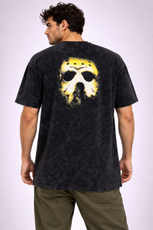 No Face, No Fear – Acid-Wash Tee. For Men