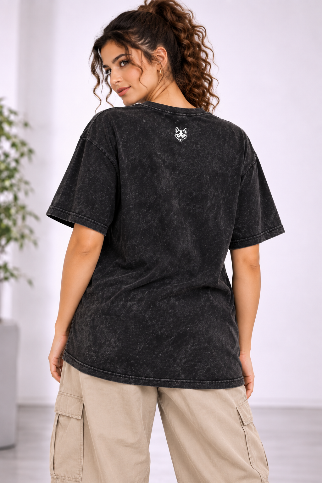 Make Some Noise – Acid-Wash Tee. For Women - Image 2