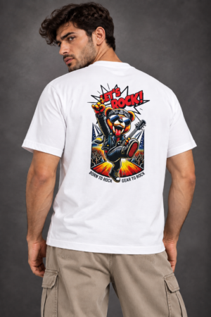 Let’s Rock – Boxy Tee For Men