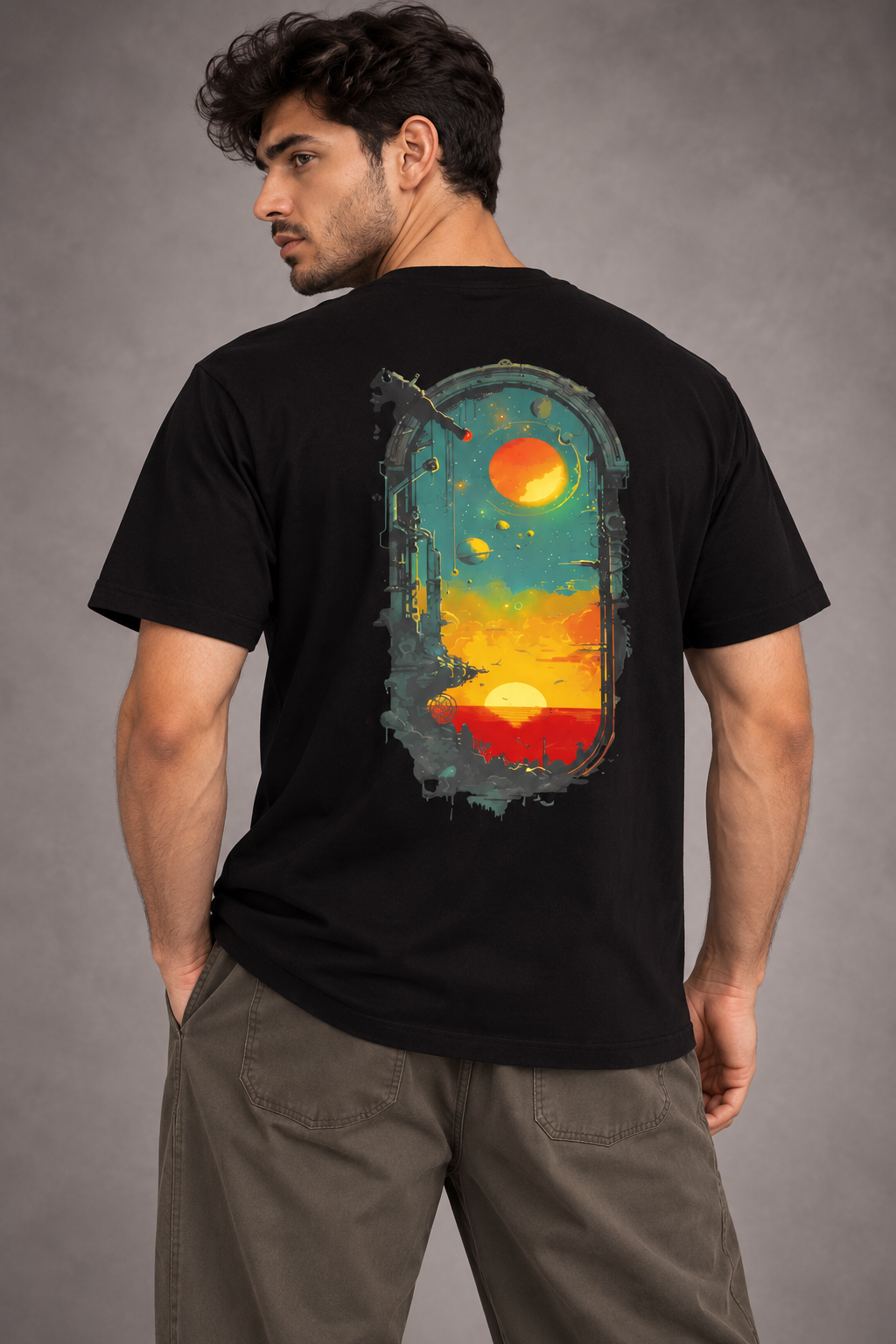 Stellar Portal – Boxy Tee For Men