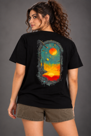 Stellar Portal – Boxy Tee For Women