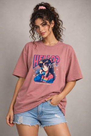 Hello, Again – Oversized Tee.