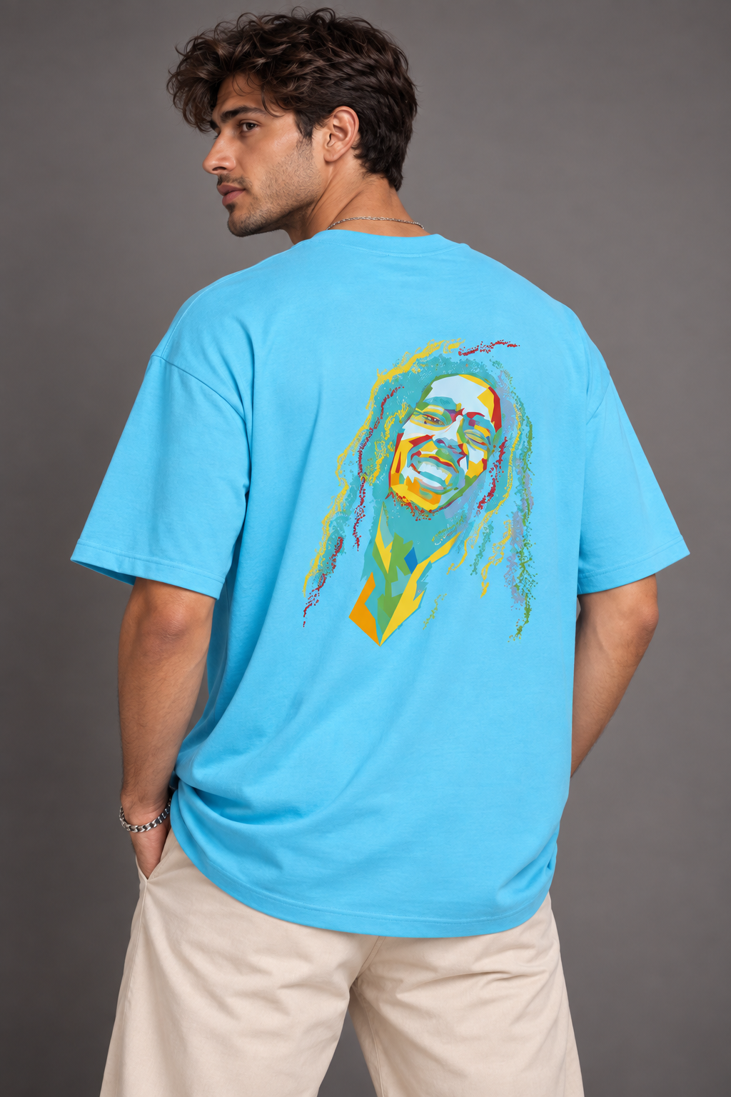 Alive in Colour – Oversized Tee. For Men