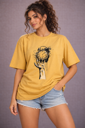 Time in Hand – Oversized Tee for Women