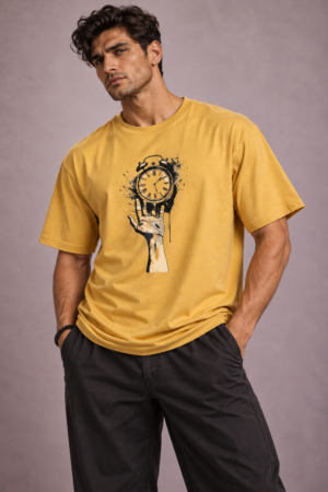 Time in Hand – Oversized Tee. For Men