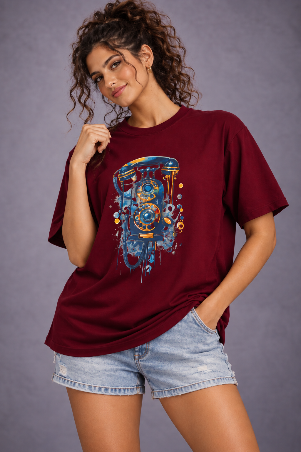 Missed Call – Oversized Tee. For Women