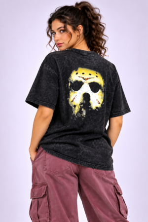 No Face, No Fear – Acid-Wash Tee. For Women