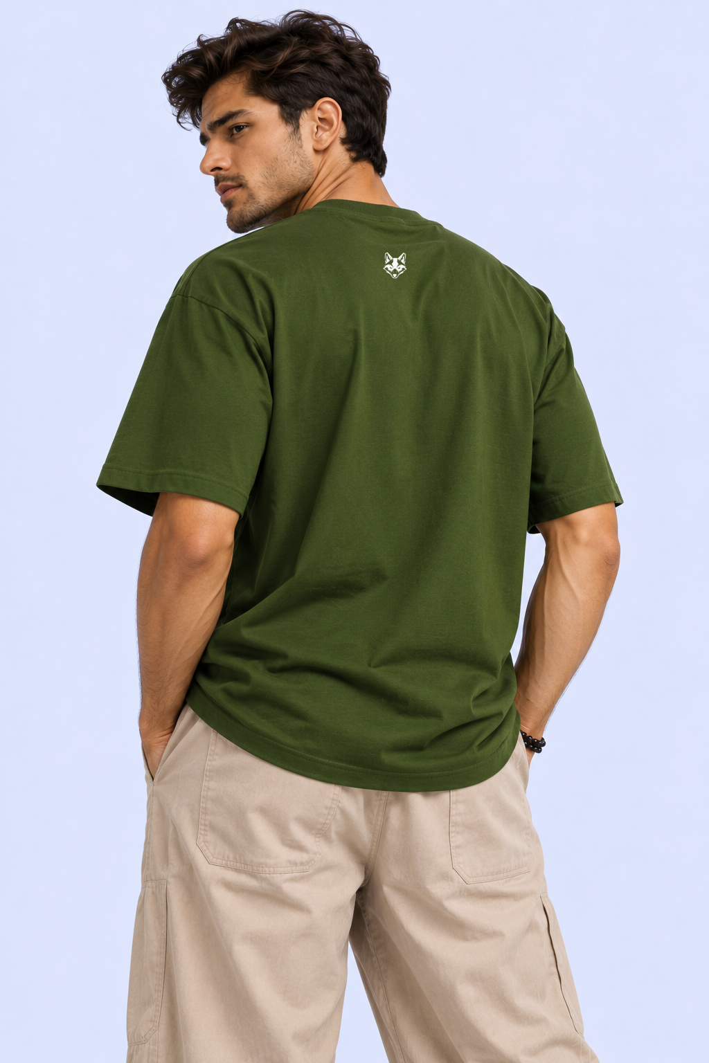 Stay Pawsitive – Oversized Tee. For Men - Image 2