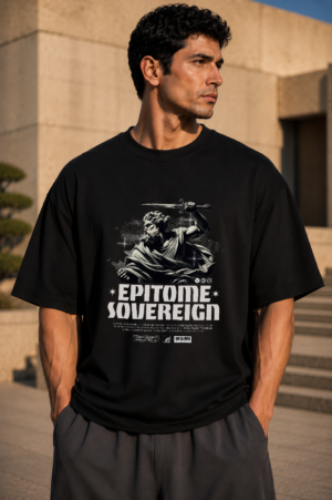 Epitome Sovereign Black Oversized Tee 