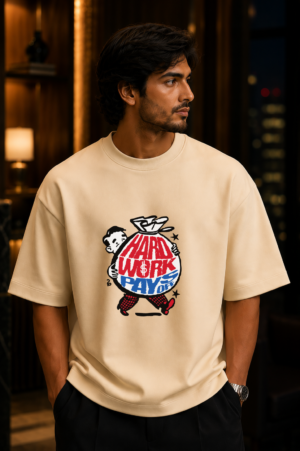 Hard Work Pay Off Oversized Tee