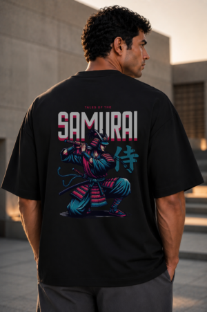 Tales of the Samurai Black Oversized Tee 