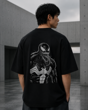 Voidborn Black Oversized Tee