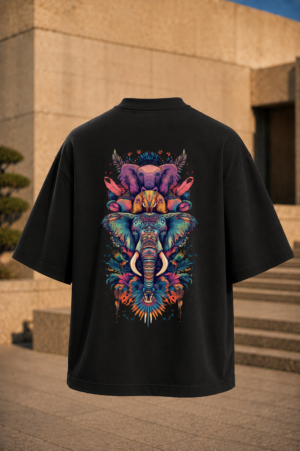 Mystic Elephant Oversized Tee