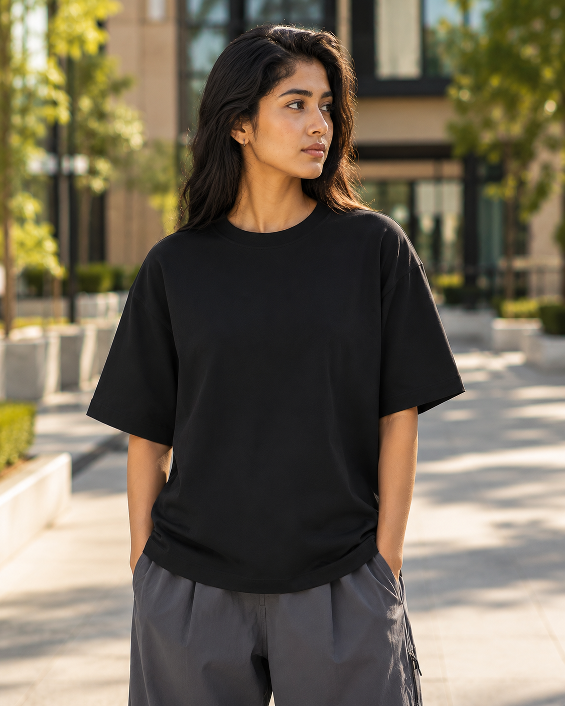 Tokyo Tech Anime Oversized Tee-Off White - Image 2