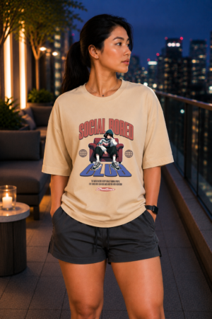Soul Reaper Oversized Tee-Off White