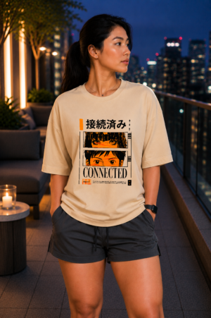 Connected Oversized Tee-Off White